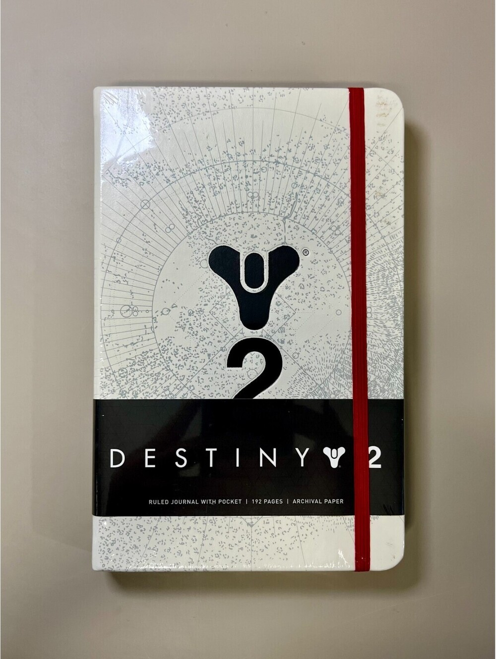 Destiny 2 Ruled Journal with Pocket 192 Pgs Archival Paper Hardcover New Sealed